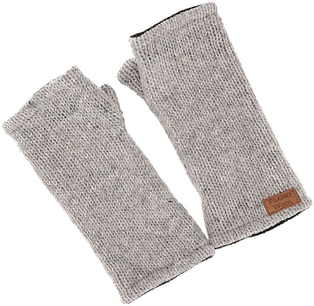 Guru-Shop Strickhandschuhe Handgestrickte Pulswärmer, Handstulpen,.. günstig online kaufen