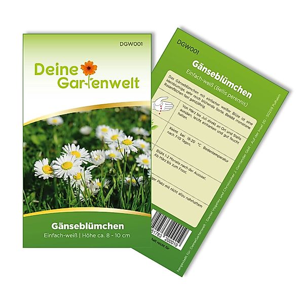 Deine Gartenwelt Gänseblümchen Einfach Weiß Samen günstig online kaufen