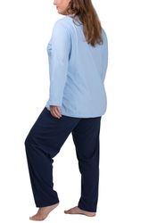 Moonline Pyjama Pyjama in großen Größen günstig online kaufen