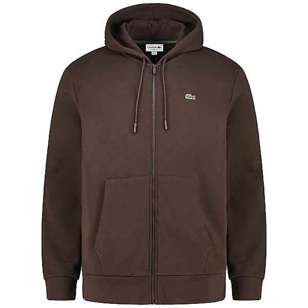 LACOSTE Kapuzenjacke mit Biobaumwolle Farbe braun Größe: 5XL günstig online kaufen