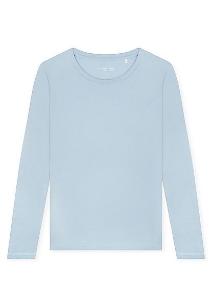 Schiesser Pyjamaoberteil Shirt langarm Rundhals günstig online kaufen
