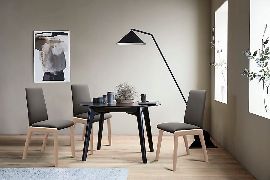 Stressless Polsterstuhl "Laurel" () Low Back, Größe M, mit abgerundeten Bei günstig online kaufen