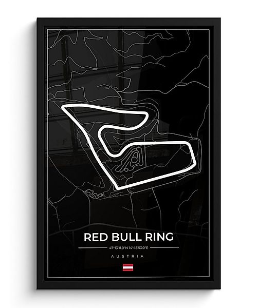 MuchoWow Poster F1 - Rennstrecke - Red Bull Ring - Österreich - Rennstrecke günstig online kaufen