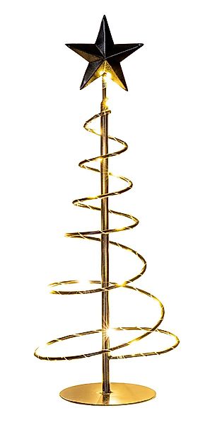Levandeo® Weihnachtsfigur, LED Metall Weihnachtsbaum H39cm günstig online kaufen