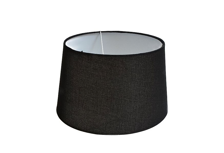 B&S Lampenschirm Lampenschirm rund aus Stoff H 16 x Ø 25 cm für Tisch - Ste günstig online kaufen