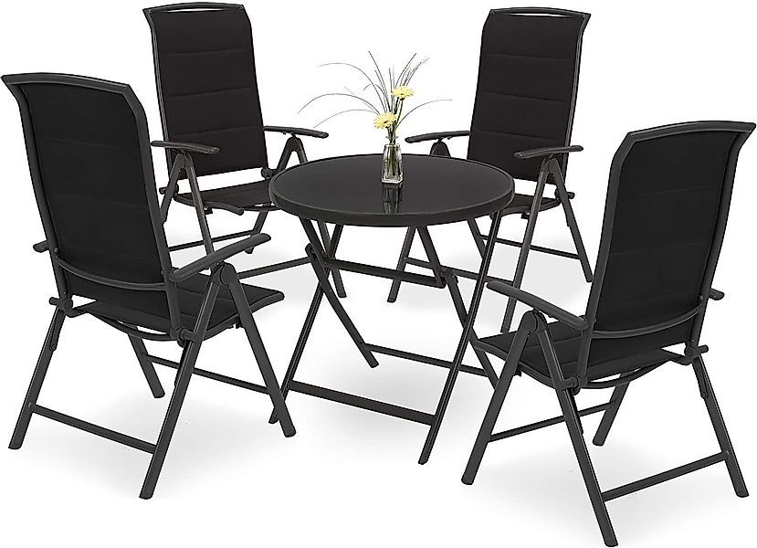 BRUBAKER Garten-Essgruppe Garten Sitzgruppe Milano, (Set), günstig online kaufen