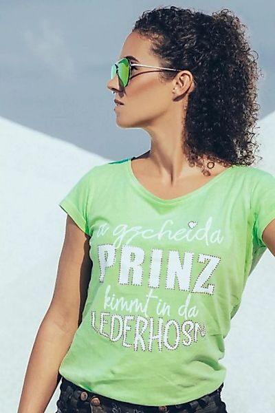 Hangowear Trachtenshirt Trachtenshirt Damen - ROSALIE - neongrün günstig online kaufen