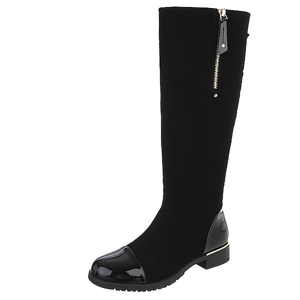 Ital-Design Elegante Winterstiefel mit Reißverschluss für günstig online kaufen