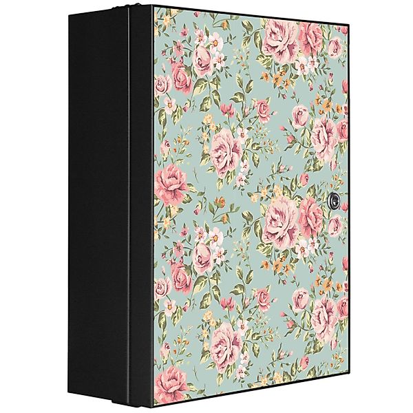 Banjado XXL Medizinschrank Abschliessbar 35x46x15cm Arzneischrank Anthrazit günstig online kaufen