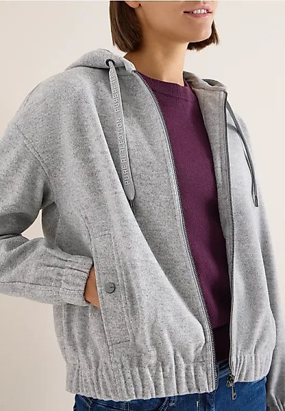 Hoodie Blouson in Wolloptik günstig online kaufen