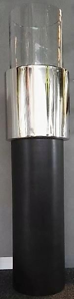 KARE Design Windlichter ohne Henkel Windlicht Eris 129 cm (silber) günstig online kaufen