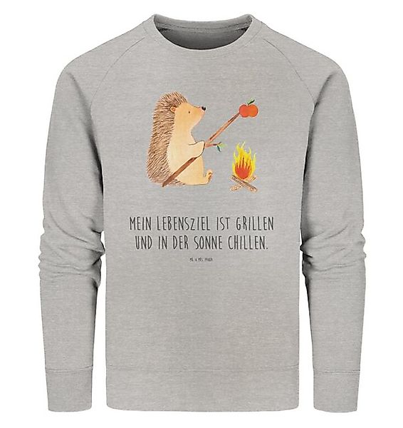 Mr. & Mrs. Panda Longpullover Igel Grillen Größe XXL - Heather Grey - Gesch günstig online kaufen