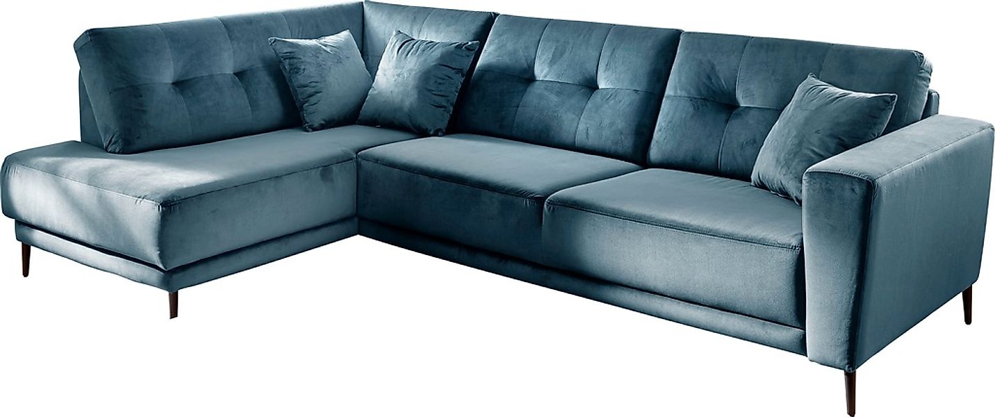 Trends by HG Polsterecke »Barcelona L-Form«, mit Metallfuss, frei im Raum s günstig online kaufen