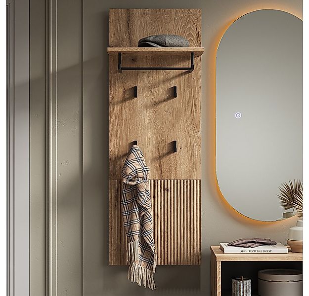 Vicco Garderobenschrank Eliza, Viking Oak, 43 x 120 cm günstig online kaufen