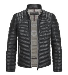 Milestone Lederjacke MSMalik Steppjacke aus Lammleder günstig online kaufen