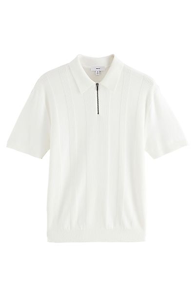 Next Poloshirt Strick-Polohemd Regular Fit mit günstig online kaufen