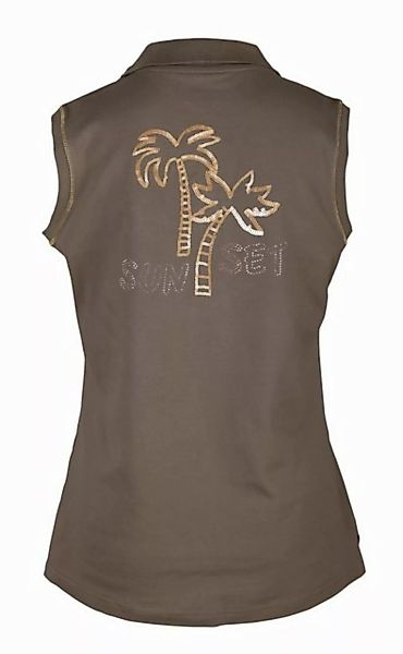 girls golf Poloshirt Girls Golf Polo 'GOLDEN PALM TREES' Sleeveless Grün Da günstig online kaufen