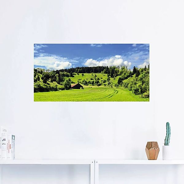 Artland Wandbild "Traumhafte Landschaft im Schwarzwald", Wiesen & Baumbilde günstig online kaufen
