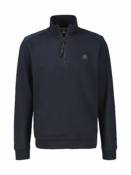 LERROS Sweatshirt "LERROS Struktur-Troyer in Großen Größen" günstig online kaufen