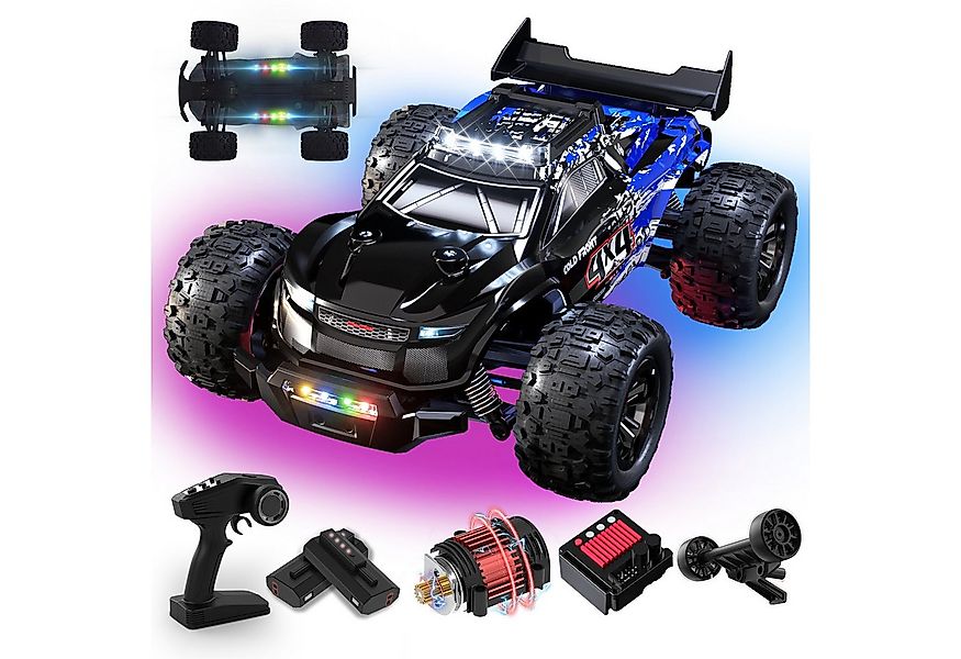 Esun RC-Auto 1:14 Brushless Ferngesteuertes Auto Erwachsene, 50 KM/H RC 4WD günstig online kaufen