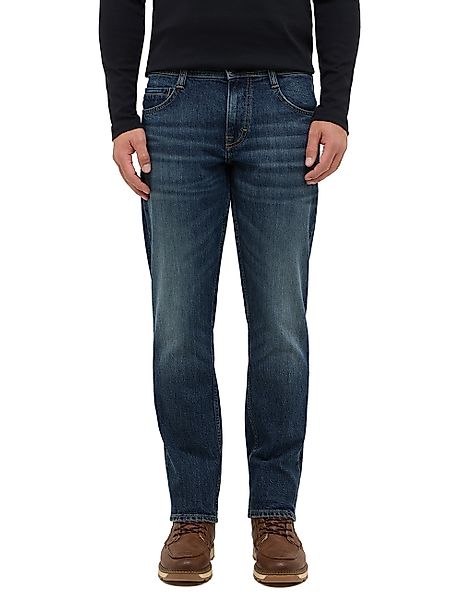 Mustang Jeans Denver Straight Fit street indigo blue extra lang günstig online kaufen
