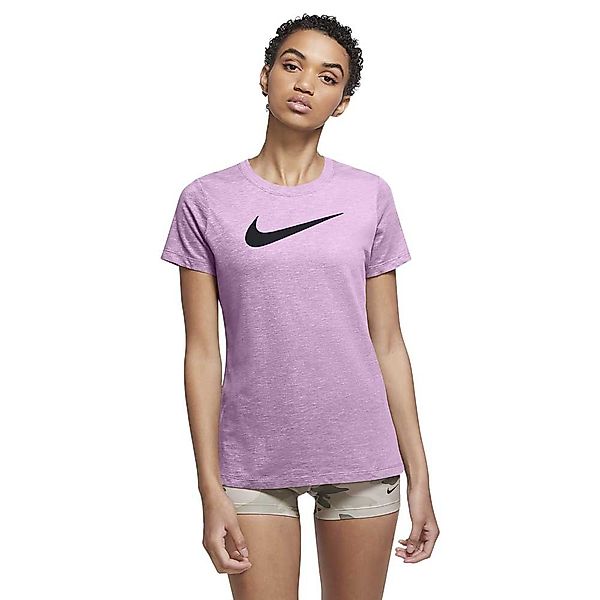Nike Dri Fit Kurzärmeliges T-shirt S Violet Shock / Pink Foam / Black günstig online kaufen