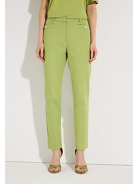 MORE&MORE Stoffhose schmale Baumwollmix-Hose günstig online kaufen