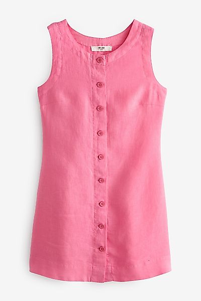 Next Sommerkleid Durchgeknöpftes Premium-Kleid aus 100 % günstig online kaufen