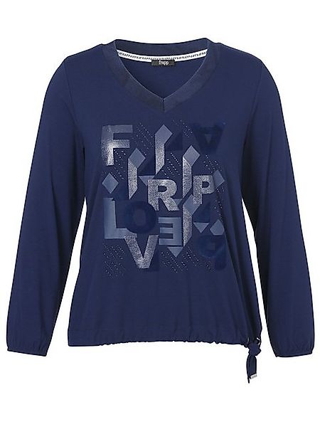 FRAPP Longshirt (1-tlg) mit geschmücktem Front-Motiv günstig online kaufen