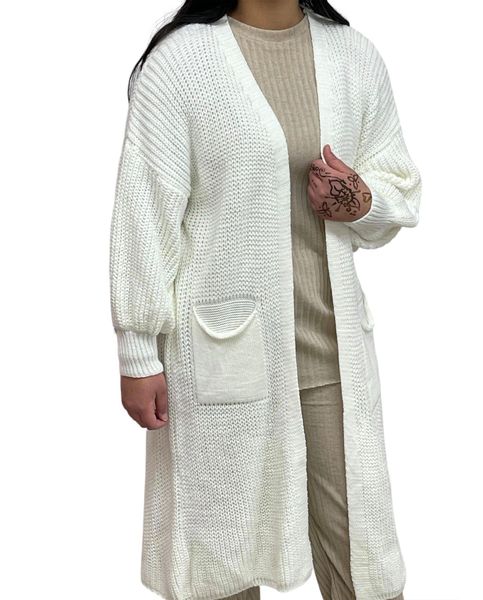 HELLO MISS Longstrickjacke Modisch Maxi Strickjacke günstig online kaufen