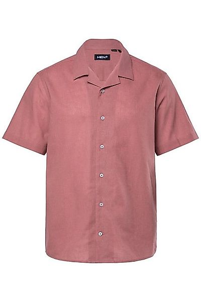 Men Plus Kurzarmhemd Men+ Leinenmix-Hemd Halbarm Cubakragen Cuba Fit günstig online kaufen