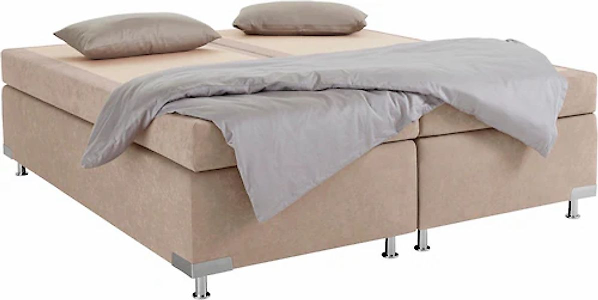 Westfalia Schlafkomfort Boxspringbett »Holland« ohne Kopfteil, frei im Raum günstig online kaufen