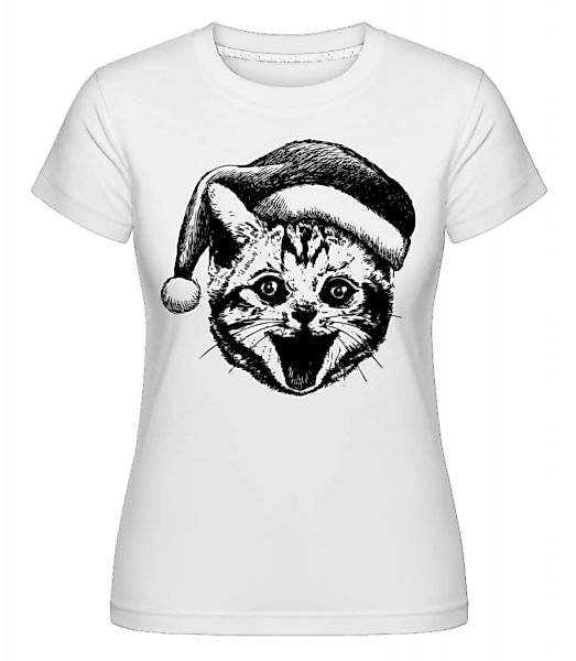 Weihnachtskatze · Shirtinator Frauen T-Shirt günstig online kaufen