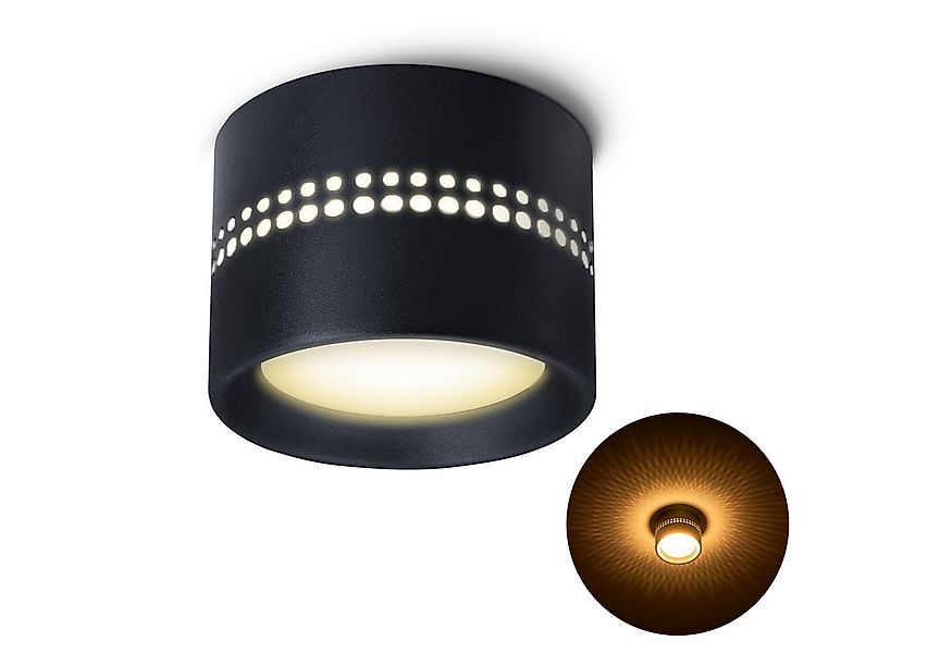 SSC-LUXon LED Aufbaustrahler ALAPI Deckenleuchte Spot schwarz inkl. GX53 LE günstig online kaufen