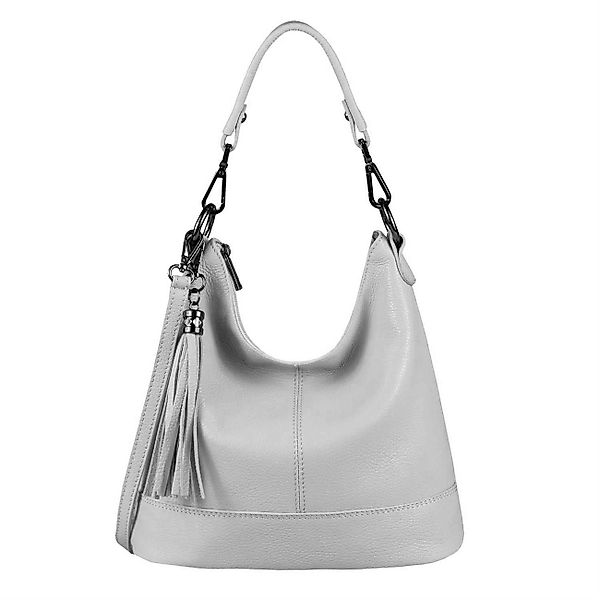 ITALYSHOP24 Schultertasche Made in Italy Damen Leder Tasche Shopper Umhänge günstig online kaufen