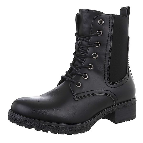 Ital-Design Damen Schnürschuhe Freizeit Stiefelette (87740312) günstig online kaufen