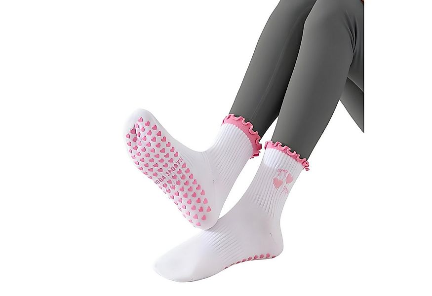 NEXORA Sportsocken Yoga Socken Damen rutschfest – Anti-Rutsch Pilates Fitne günstig online kaufen