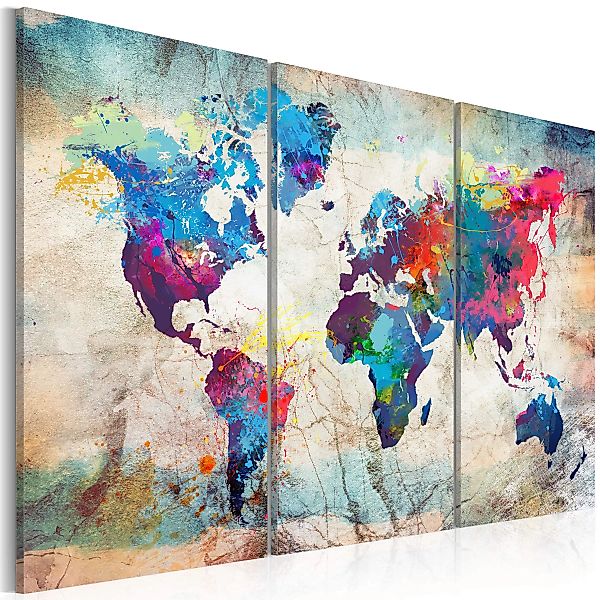 Wandbild - World Maps: Modern Style günstig online kaufen