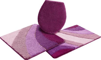 my home Badematte "Josie, Badvorleger, Badezimmer Teppich" Höhe 20 mm rutsc günstig online kaufen