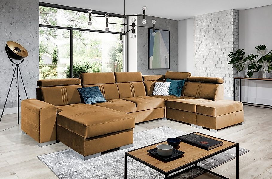 99rooms Wohnlandschaft Asopo, U-Form, Sofa, Rückenlehne günstig online kaufen