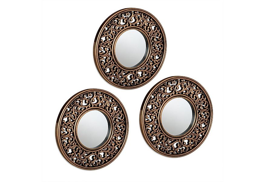 relaxdays Wandspiegel Deko Spiegel 3er Set günstig online kaufen