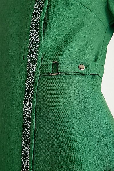 fashionshowcase Tunikakleid Tunikakleid Abaya Kleid mit Schmuckdetails – Mo günstig online kaufen