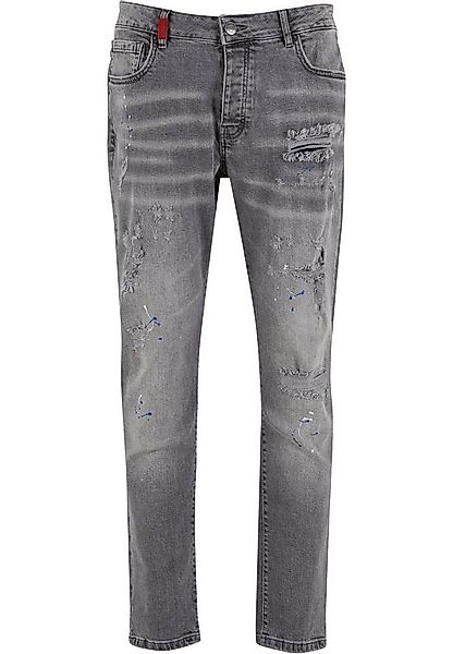 2Y Premium Bequeme Jeans 2Y Premium 2Y LEONARDO RIPPED SLIM FIT JEANS günstig online kaufen