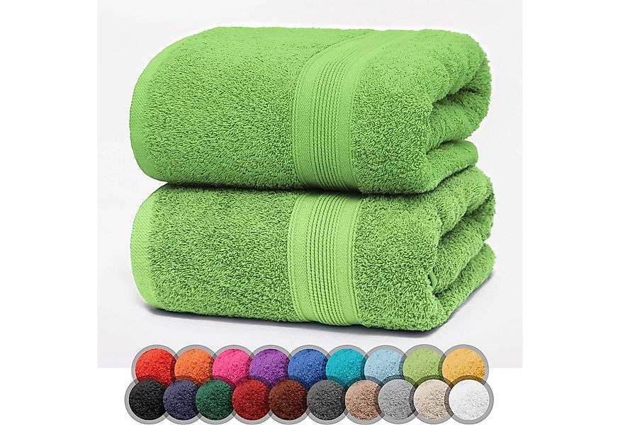 NatureMark Duschtücher 2er-Set Frottier Duschtücher 70x140cm, 100% Baumwoll günstig online kaufen