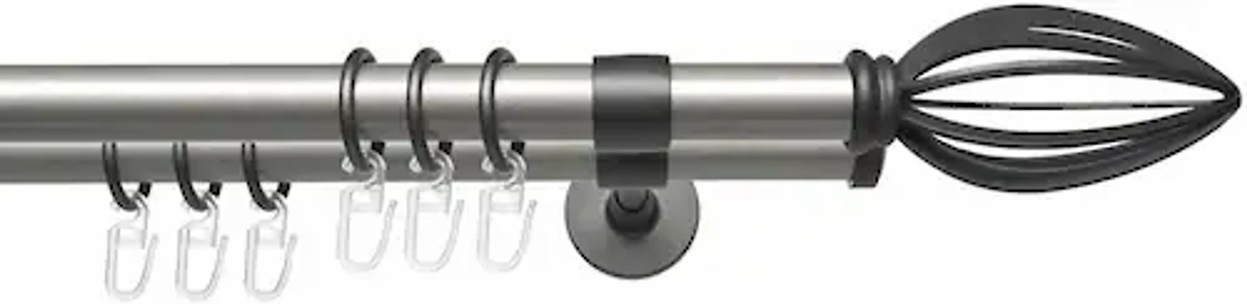 Liedeco Gardinenstange »Lan Cast« Ø 20 mm 2 läufig-läufig Fixmaß günstig online kaufen