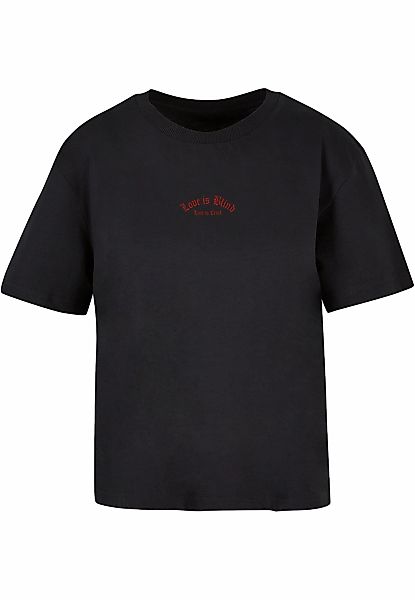 Miss Tee T-Shirt "Miss Tee Damen Love Is Blind Love Is Cruel Tee" 1 Stk. tl günstig online kaufen