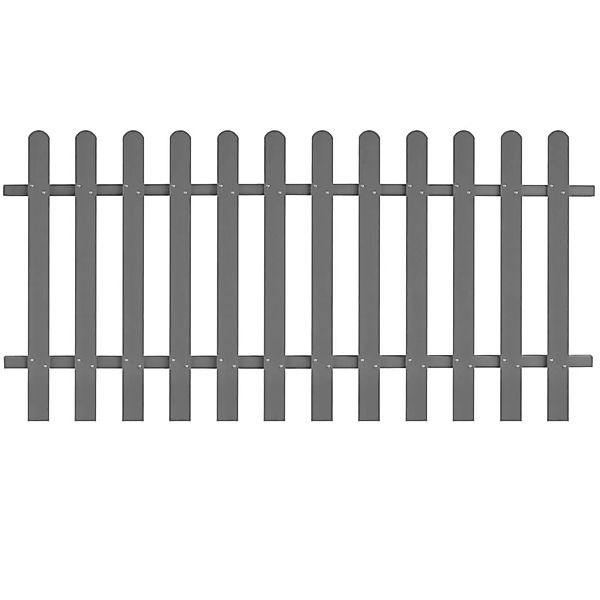 vidaXL Lattenzaun WPC 200 x 100 cm 42820 günstig online kaufen