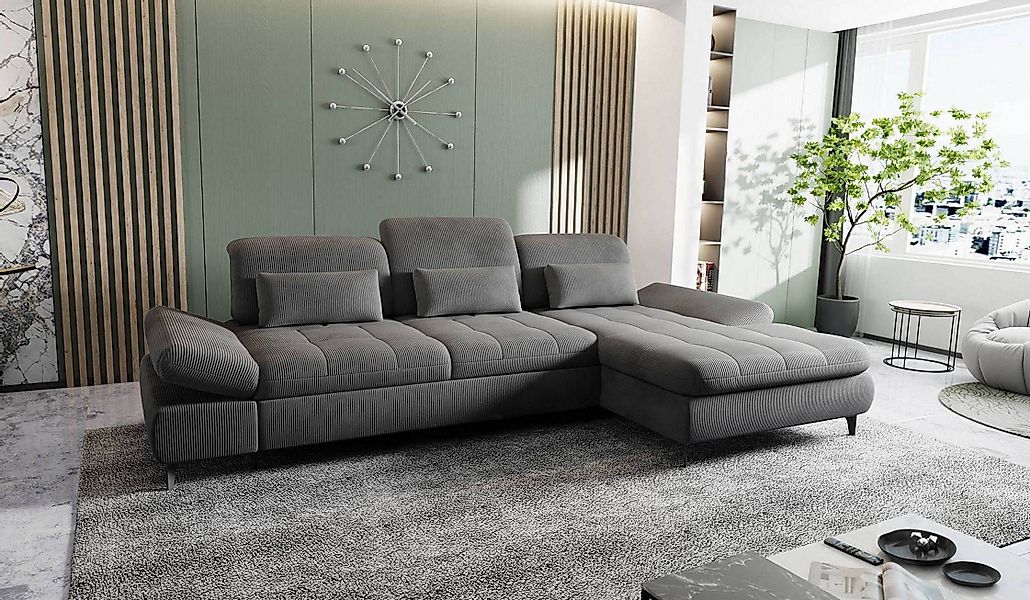 Hygger Möbelhaus Ecksofa „Nola“ L-Form mit günstig online kaufen