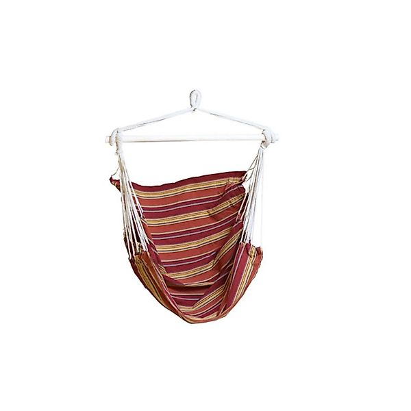 Jet-Line Hängesitz Relax III in Rot Gestreift mit Stabiler Holzaufhängung günstig online kaufen