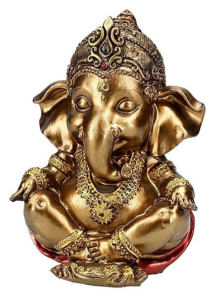 Figuren Shop GmbH Fantasy-Figur Ganesha Figur klein meditiert Mythologie Fa günstig online kaufen
